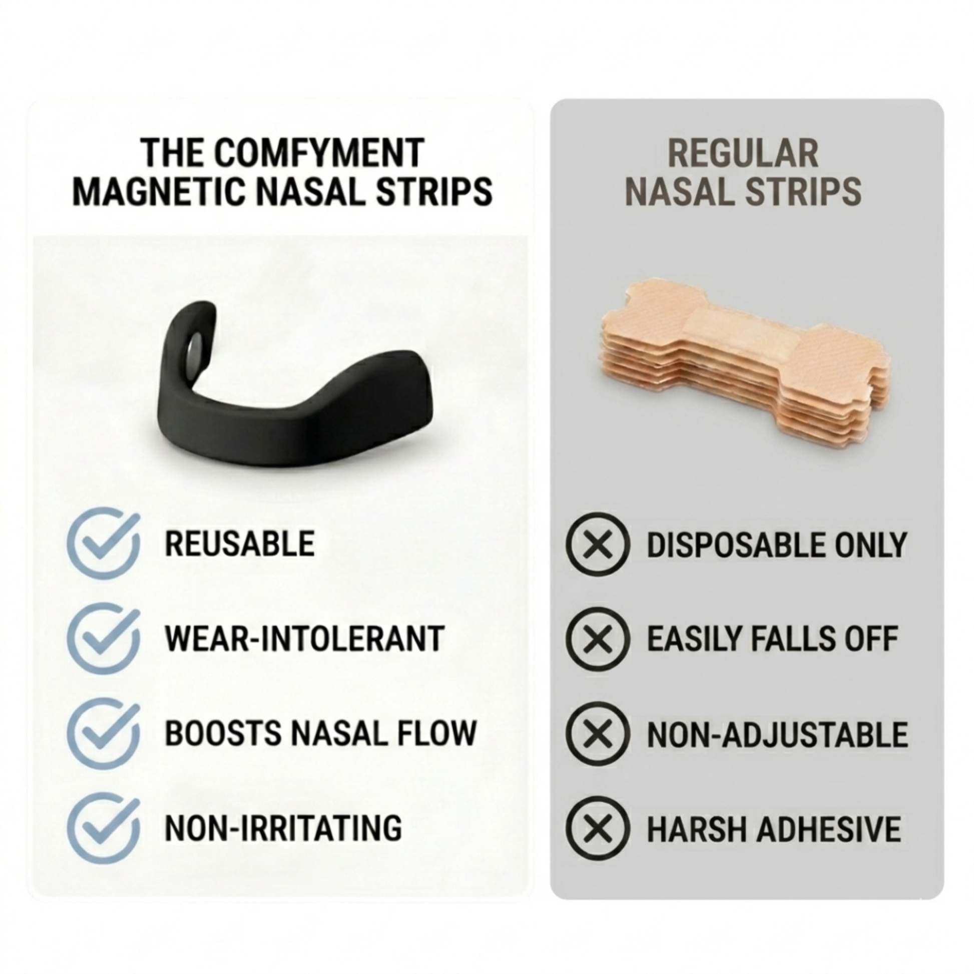The Comfyment Magnetic Nasal Strips